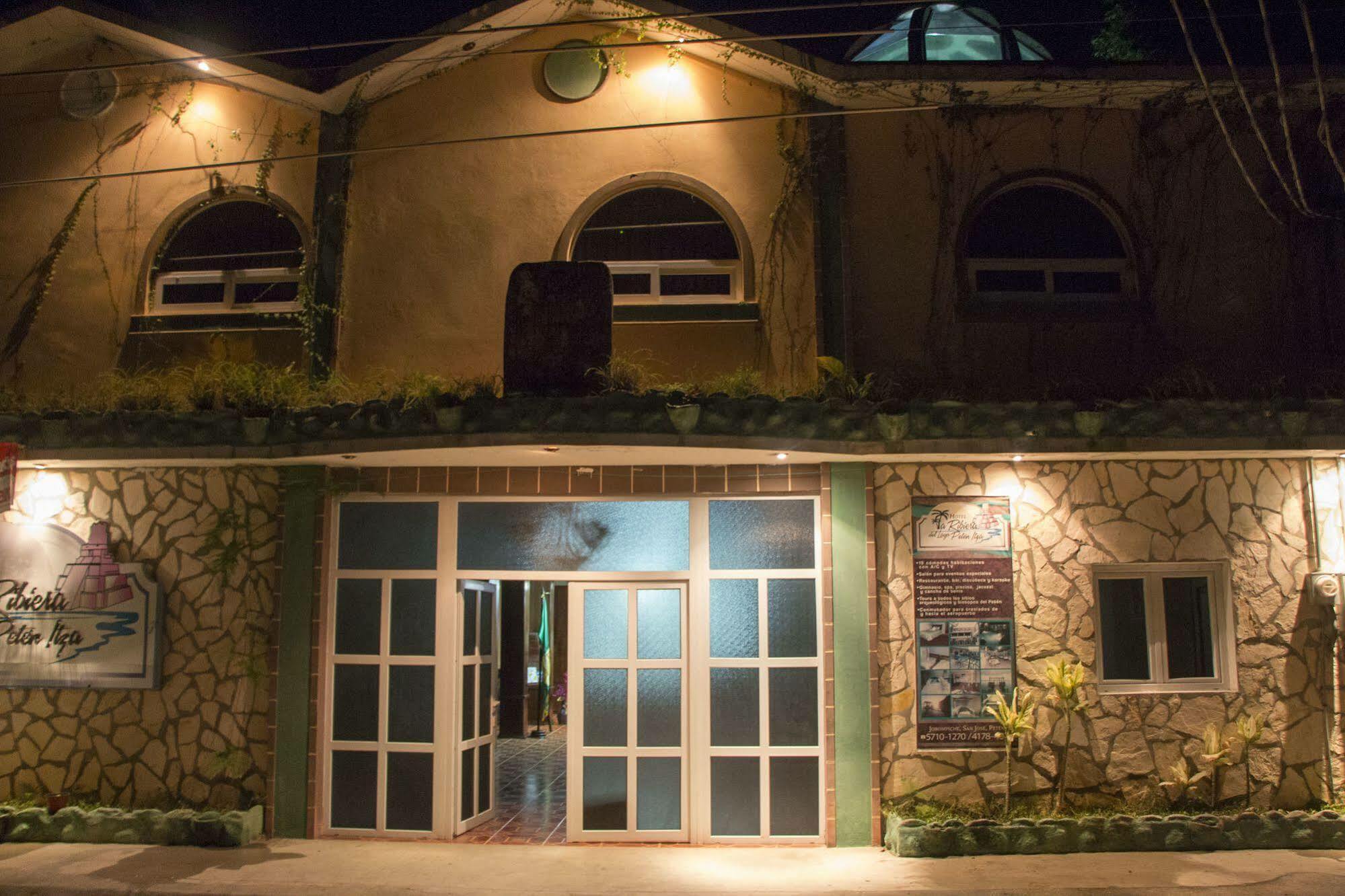 Hotel Ribiera Del Lago Peten Itza San Roman Exterior foto