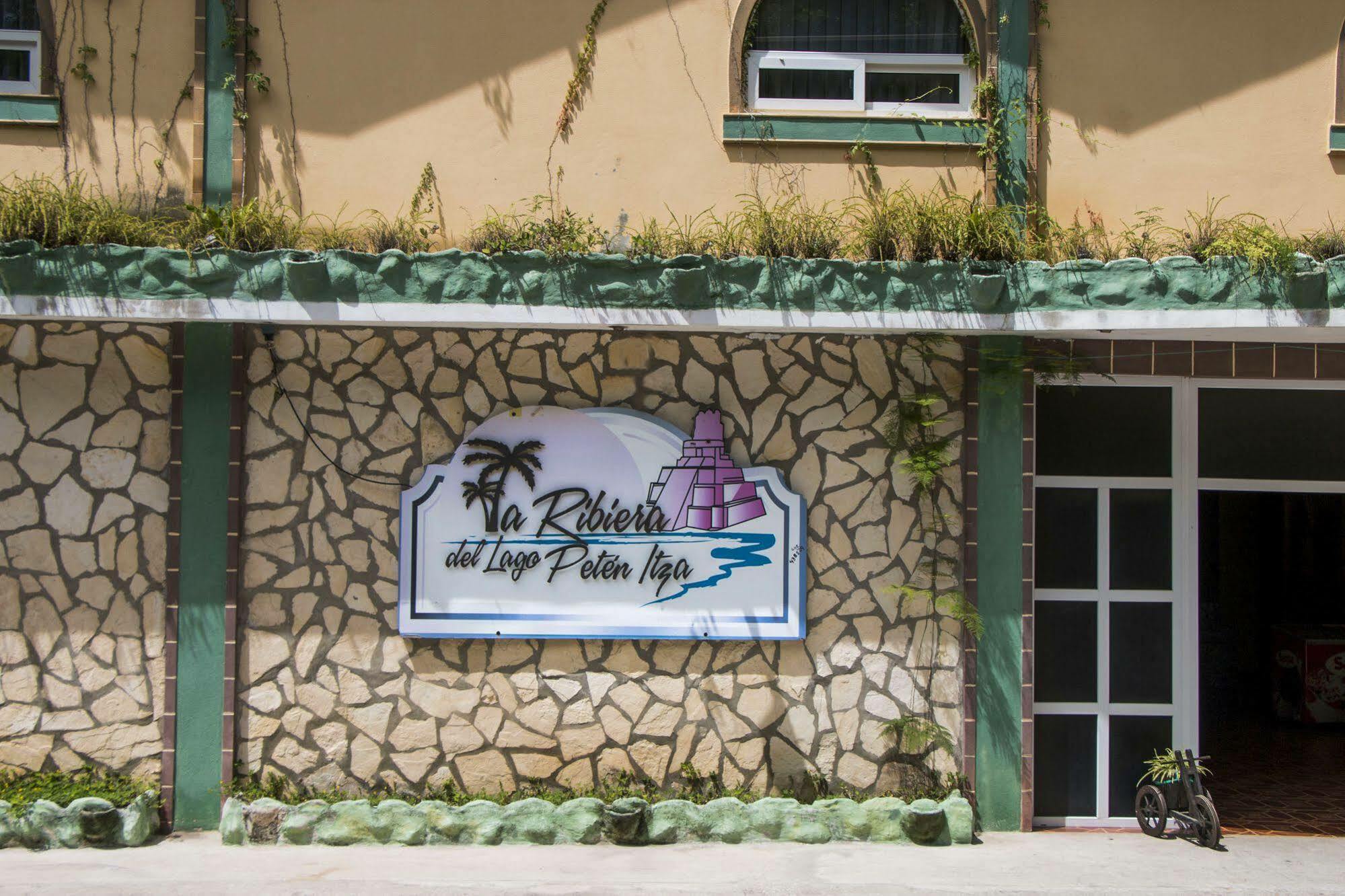 Hotel Ribiera Del Lago Peten Itza San Roman Exterior foto
